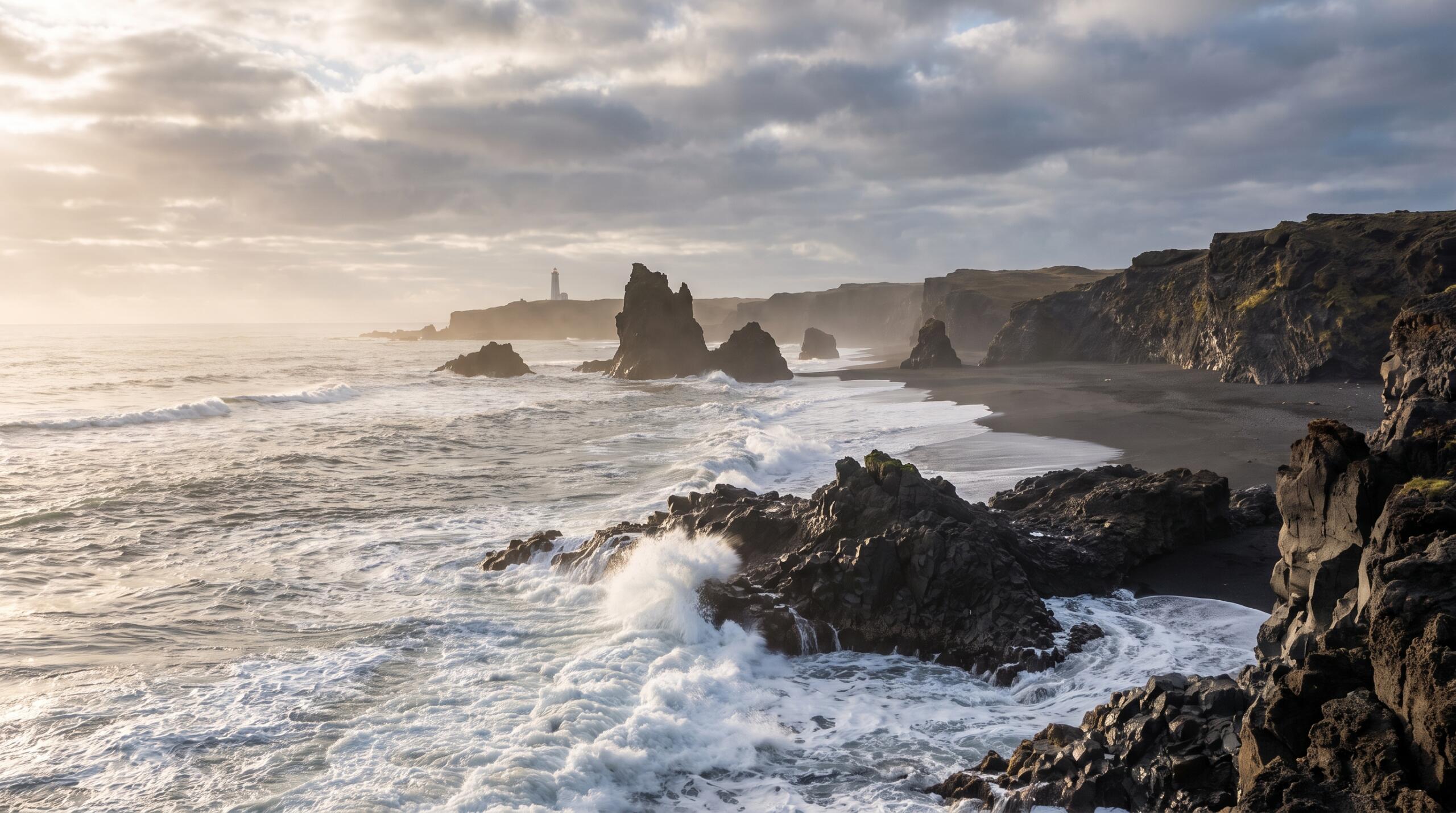 Iceland Black Beach Wallpaper