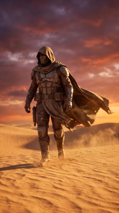 Desert Warrior Wallpaper