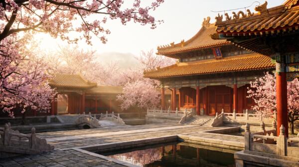 Ancient Chinese Palace Wallpaper