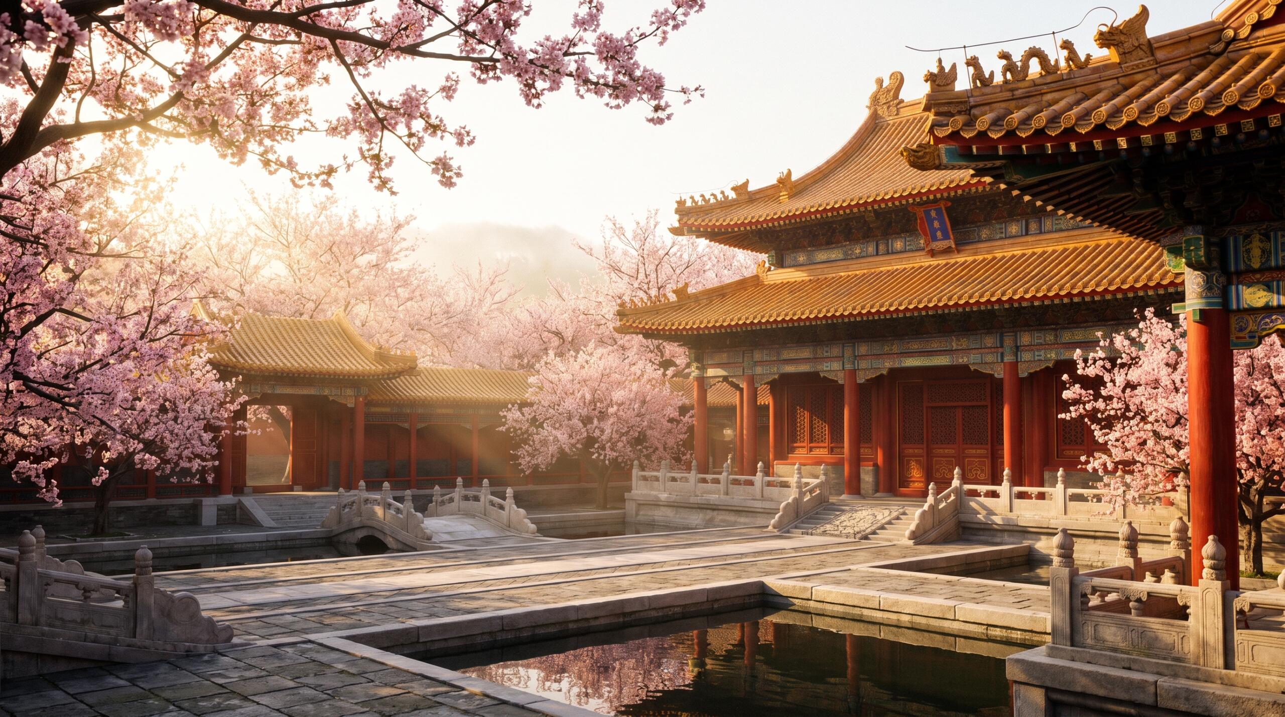 Ancient Chinese Palace Wallpaper