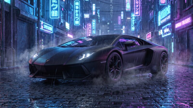 Midnight Hypercar Wallpaper