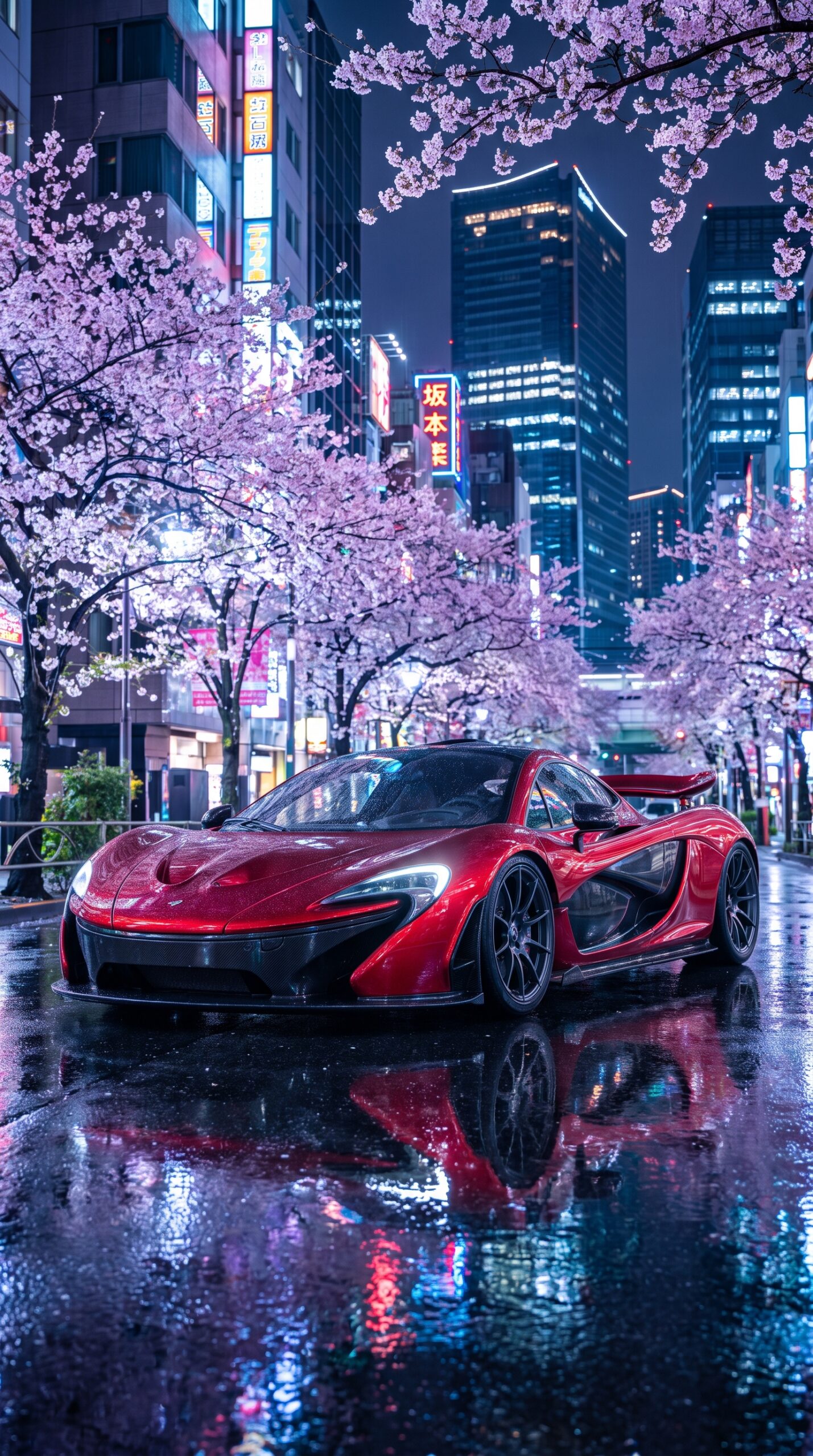 Crimson Supercar Wallpaper