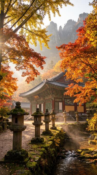 Korean Temple Wallpaper