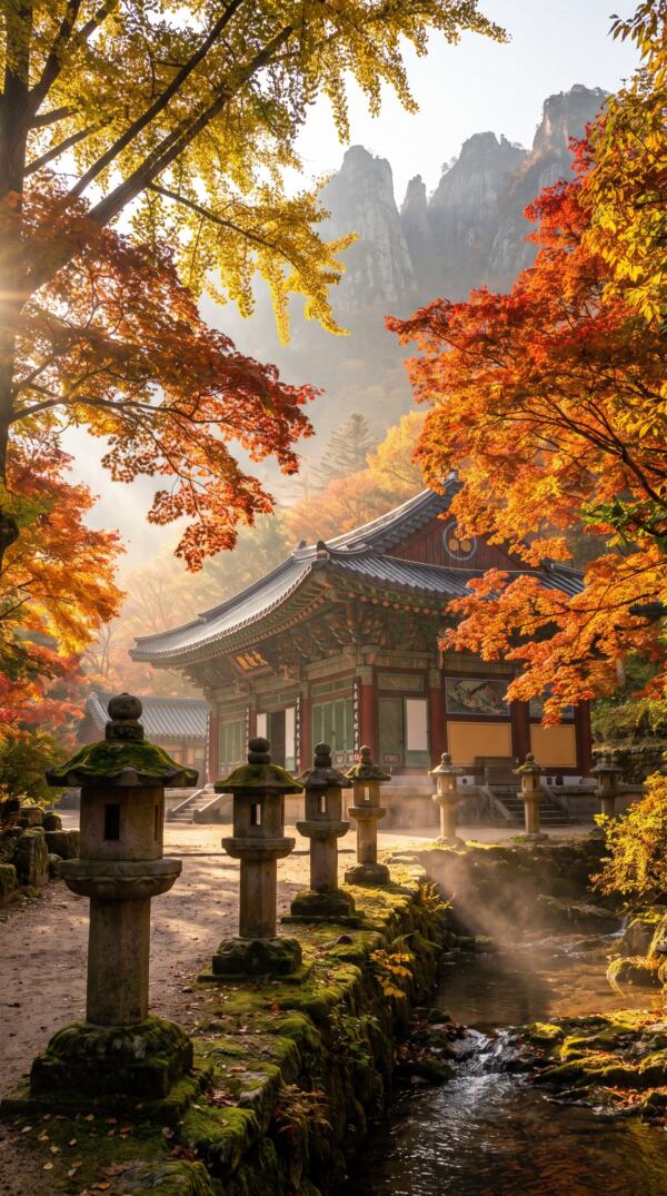 Korean Temple Wallpaper