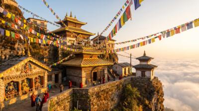 Himalayan Monastery Wallpaper
