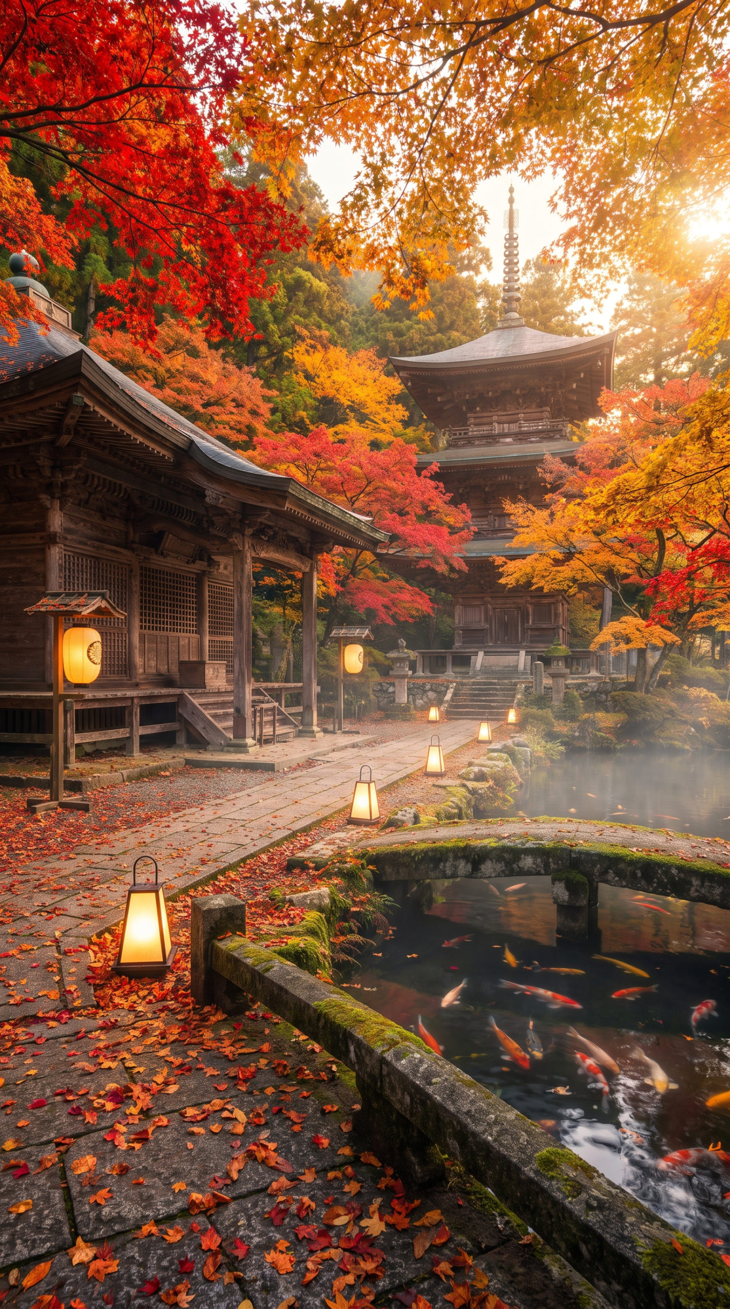 Japanese Temple Wallpaper