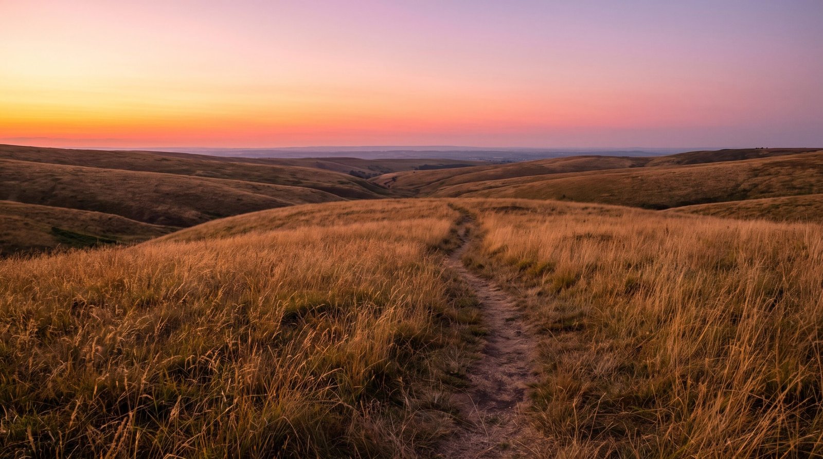 Amber Horizon Wallpaper