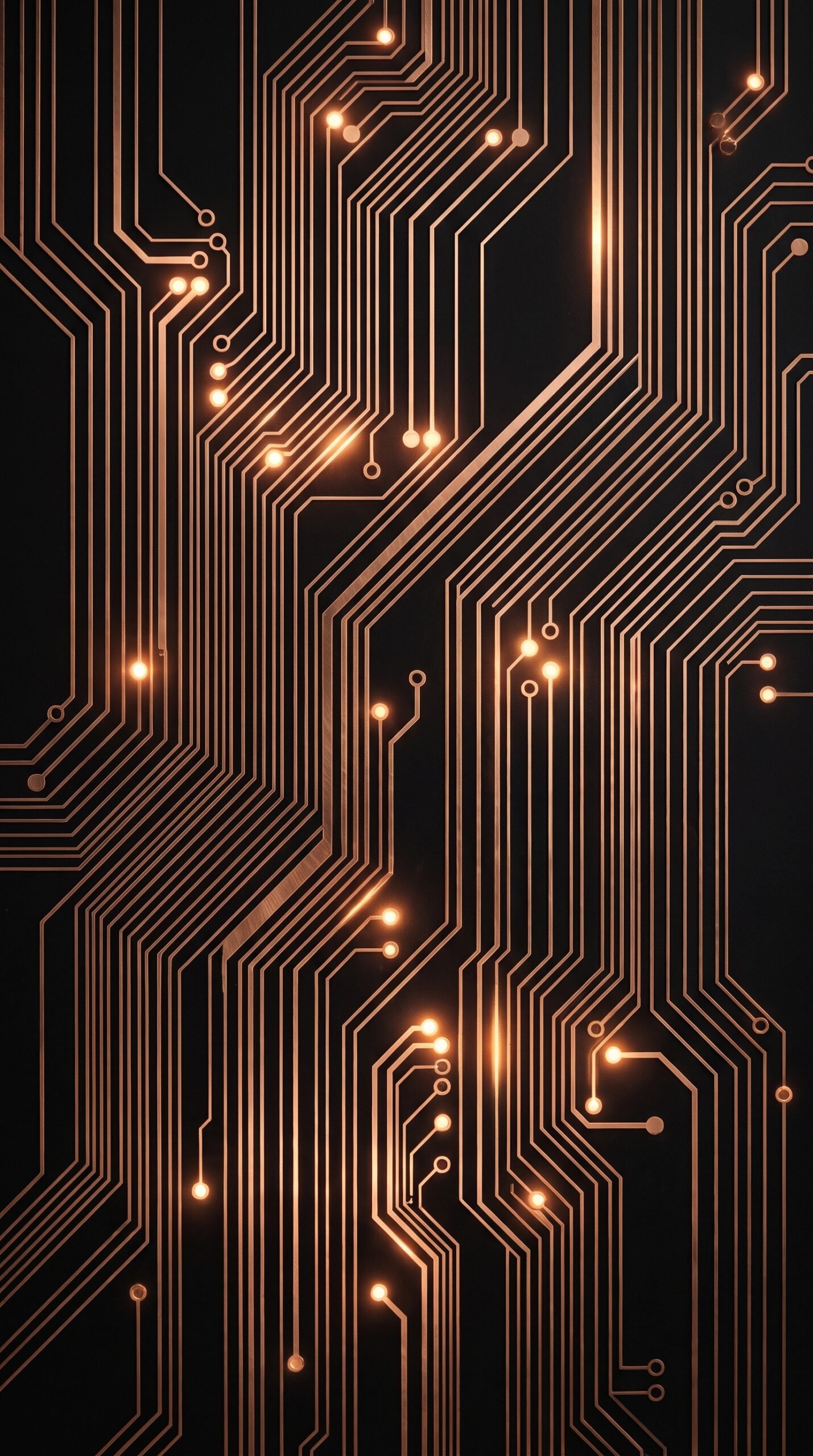 Copper Circuit Wallpaper