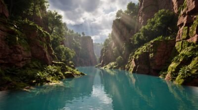 Crystal River Canyon Explorer Wallpaper