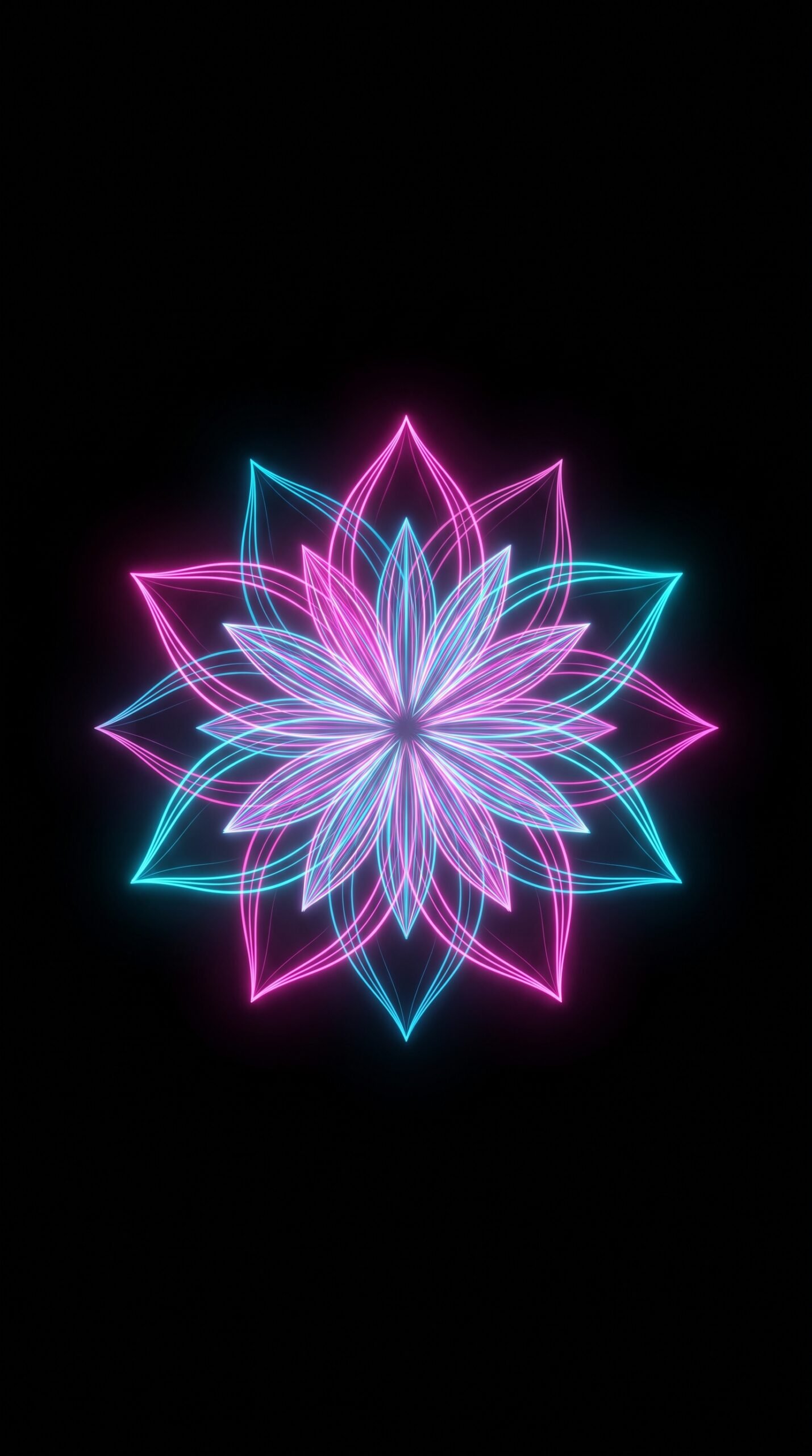 Electric Bloom Wallpaper