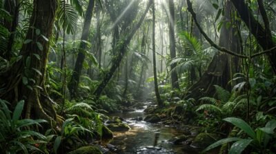 Emerald Canopy Wallpaper