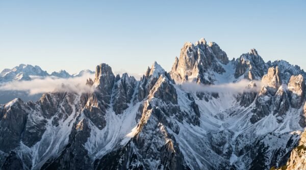 Frosted Peaks Wallpaper