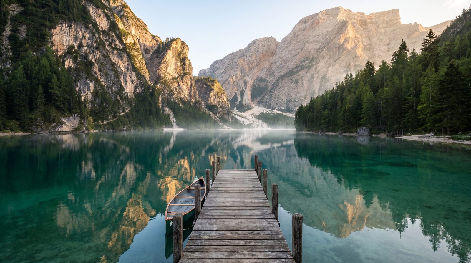 Hidden Emerald Lake Wallpaper