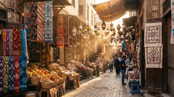 Silk Road Market Wallpaper