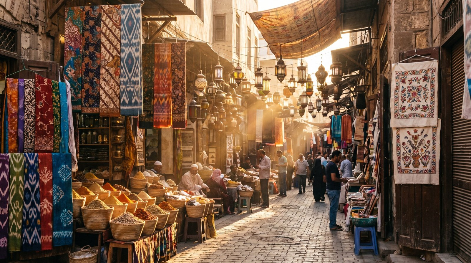 Silk Road Market Wallpaper
